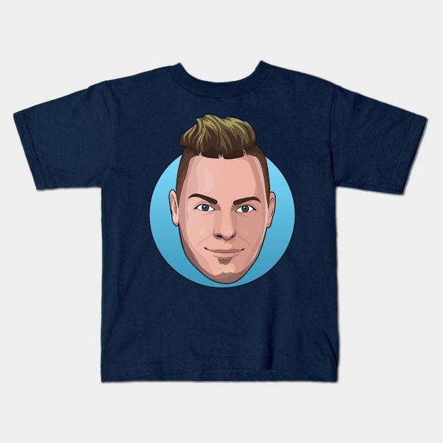 Head circle Kids T-Shirt by paladinslord